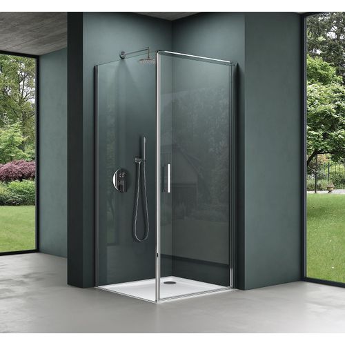 Mai & Mai Duschkabine 75x75x195cm Hebe-Senk-Mechanismus 8mm ESG-Sicherheitsglas Nano-Beschichtung Rav36-Plus