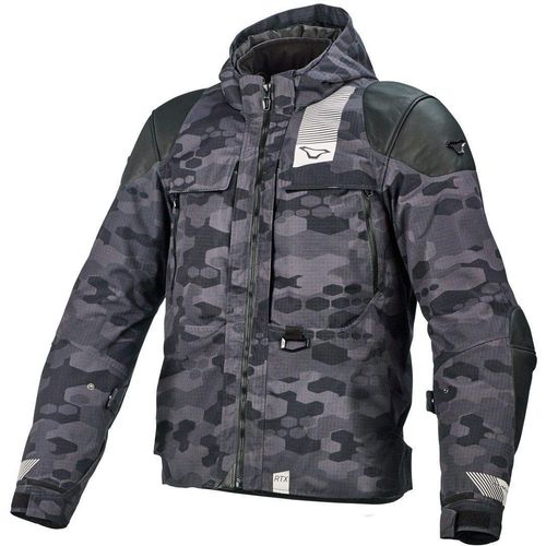Macna Bazooka Motorrad Textiljacke Farbe: Schwarz/Camouflage, Grösse: XXL