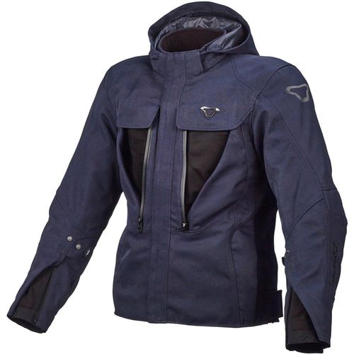 Macna Quga Motorrad Textiljacke Farbe: Blau, Grösse: XXL