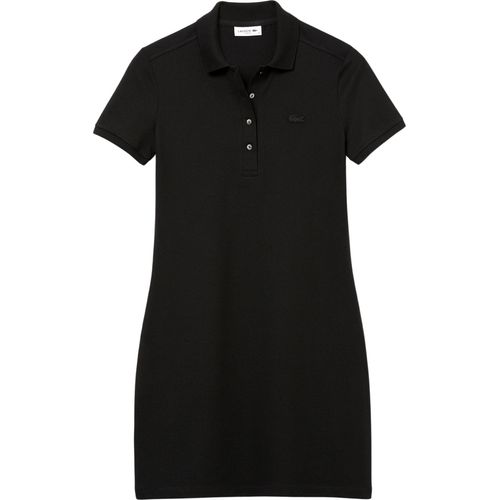 Lacoste Kleid Slim Fit Polo-Kleid aus Stretch-Baumwoll-Piqué
