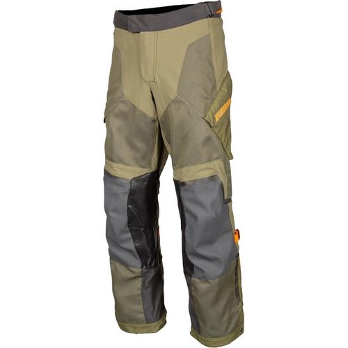 Klim Baja S4 Motorrad Textilhose, hellgrau/grün, 36