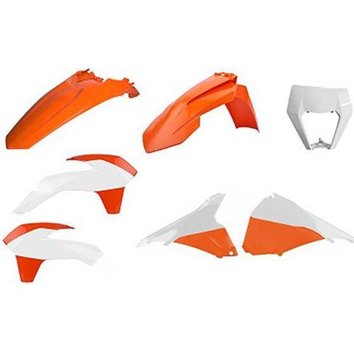 POLISPORT Enduro Plastik-Kit Restyle Originalfarbe passend für KTM EXC/EXC-F