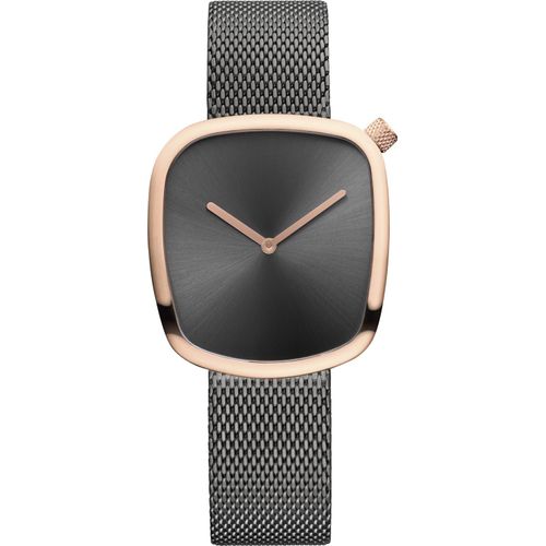 BERING Armbanduhr analog Quarz mit Edelstahl-Armband 18034-369