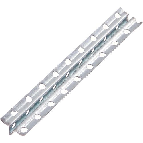 PROTEKTOR Schnellputzschiene, Putzschiene Innen, 10mm Putzstärke 250cm, 50 Stück Silber, 1105 Schnellputzleisten, Schnellputzprofil 10mm, Wand verputzen