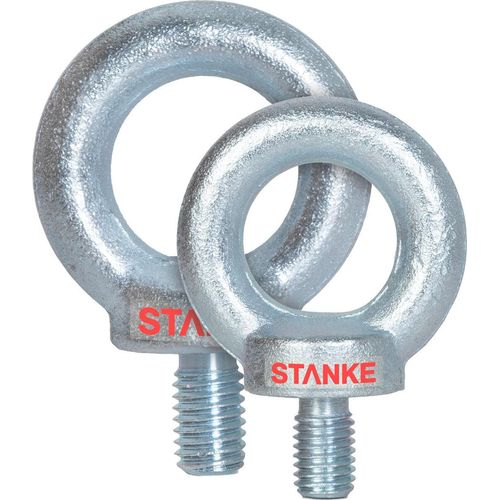 Seilwerk STANKE 10x Ringschrauben M8 Ringschraube 8 mm Ösenschraube verzinkt