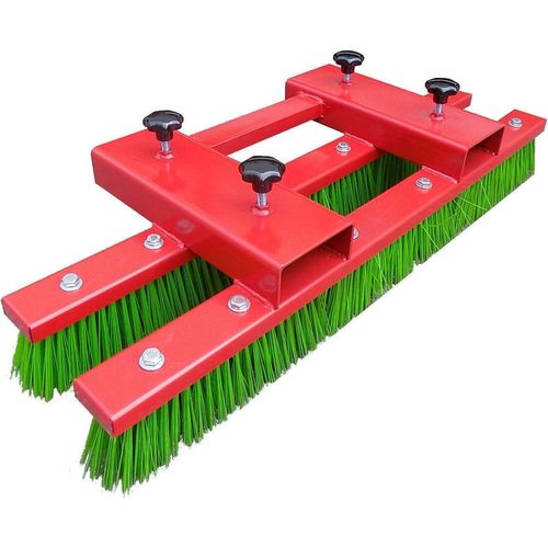 Staplerbesen Anbaugerät 100 cm Rot Stapler Kehrbesen Besen für Stapler Werkstatt oder Betrieb