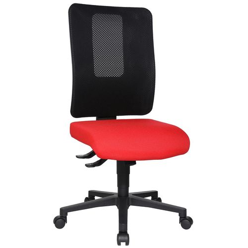 Bürodrehstuhl m.Synchrontechnik schwarz/hellgrau 460-560mm Trgf.110kg TOPSTAR