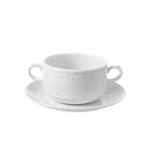 HENDI Suppentasse 250 ml Flora 99x147x62 mm Porzellan