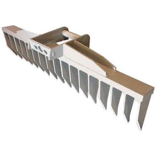 Roderechen MS01 Wurzelreche Feinwurzelschneide Minibagger Rechen Breite 100cm