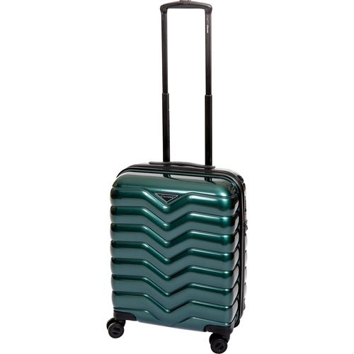 Handgepäck Hartschalenkoffer Trolley V Grün Rollenkoffer 55 cm Cavalet BOWATEX