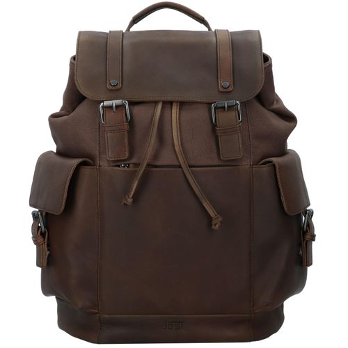 Jost Salo Beutel-Rucksack mit Laptopfach 45 cm - braun