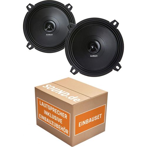 Audison APX 5 - 13cm 2-Wege Koax Lautsprecher - Einbauset passend für Fiat Bravo + Brava 182 Heck - justSOUND