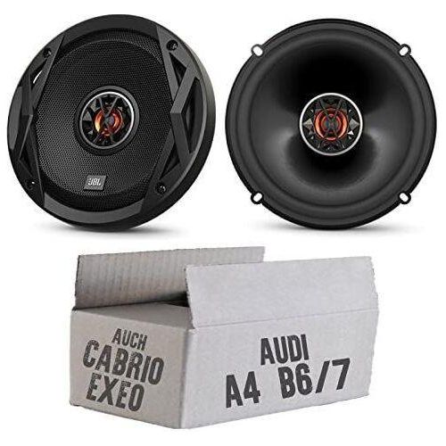 Lautsprecher Boxen JBL Club 6522 | 2-Wege | 16,5cm Koax Auto Einbauzubehör - Einbauset passend für Audi A4 B6/7 Seat Exeo - justSOUND