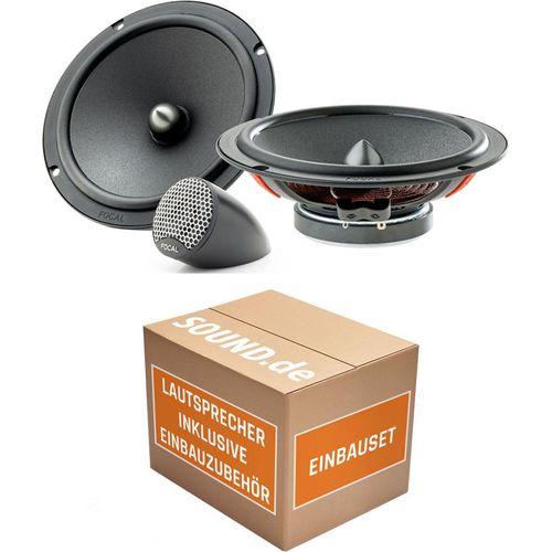 Lautsprecher Boxen Focal ISU165 | 16,5cm 2-Wege System Auto Einbauzubehör - Einbauset passend für Seat Altea - justSOUND