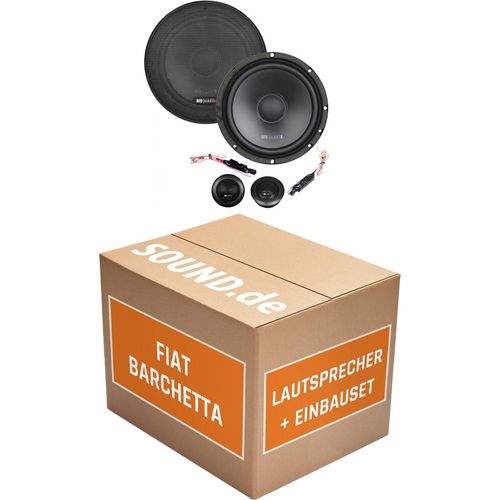 Lautsprecher Boxen MB Quart QS165 - 16,5cm Kompo Auto Einbauzuebehör - Einbauset passend für Fiat Barchetta - justSOUND