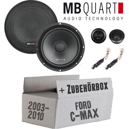 Lautsprecher Boxen MB Quart QS165 - 16,5cm Kompo Auto Einbauzuebehör - Einbauset passend für Ford C- JUST SOUND best choice for caraudio