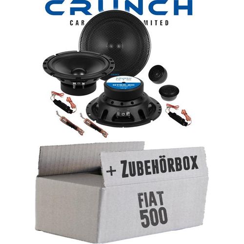 Einbaulautsprecher 16,5cm, Heck für Fiat 500 - justSOUND