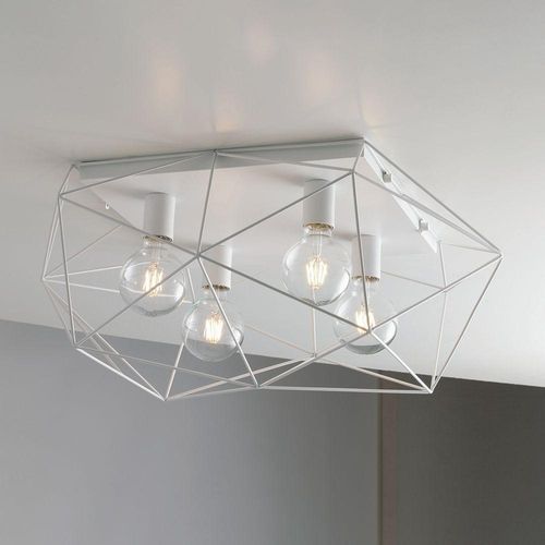 LUCE Design Abraxas Deckenleuchte 4fach E27 Weiß