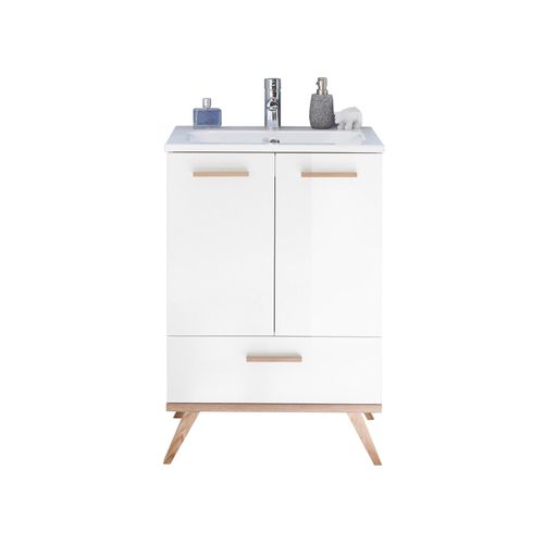 Waschtisch Handwaschplatz Waschbecken Badschrank Waschplatz Badmöbel 