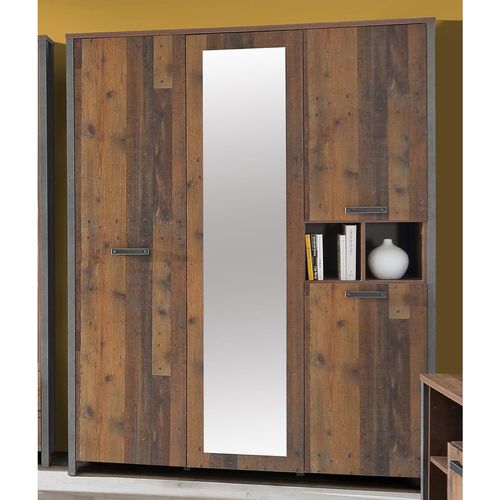 Kleiderschrank Drehtürenschrank Holzschrank Schrank Schlafzimmer 