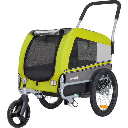 Tiggo VS Pet M Hundefahrradanhänger + Jogger 2 in 1 Hundeanhänger Hundetransporter Fahrradanhänger