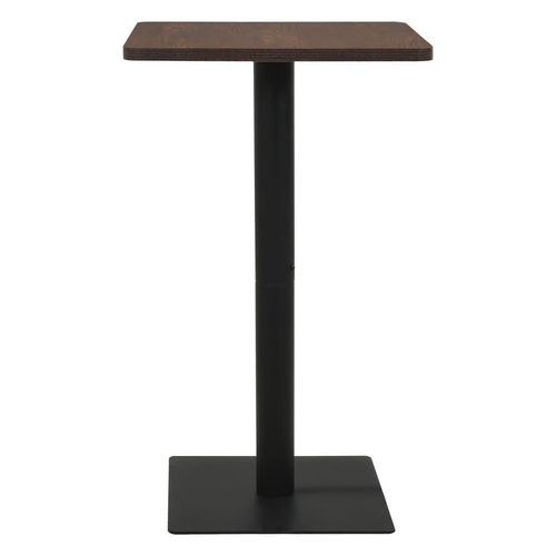 vidaXL Bistrotisch Dunkle Esche 70x70x107 cm