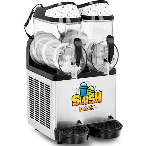 Royal Catering Slush-Maschine - 2 x 12 l - LED -