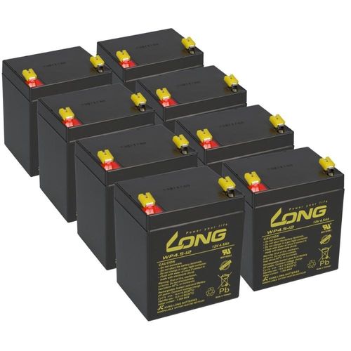 BLEI AKKUS AKKUSATZ kompatibel für APC RBC43 UPS USV RBC 43 8 x 12v 4,5Ah AGM