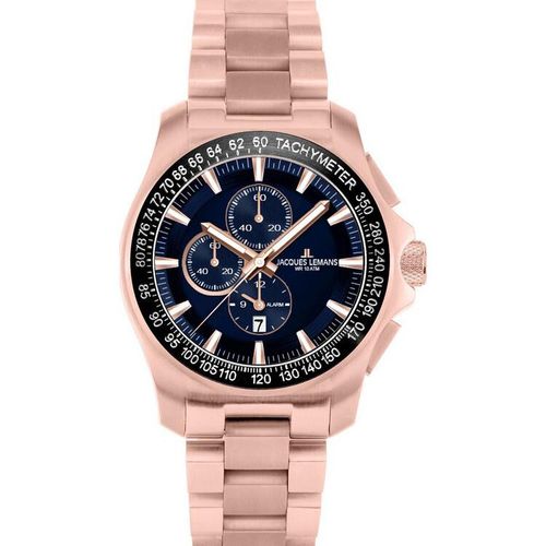 Chronograph - Alarm- 1-1990D - Stahl Rose