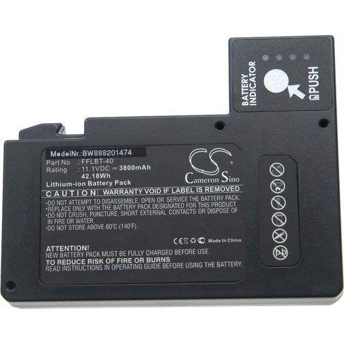 vhbw Akku kompatibel mit INNO View 3, V4M, View 4S, IFS-15H, IFS-15M+, IFS-15M, V12M, IFS-55, View 5 Spleissgerät (3800mAh, 11,1V, Li-Ion)