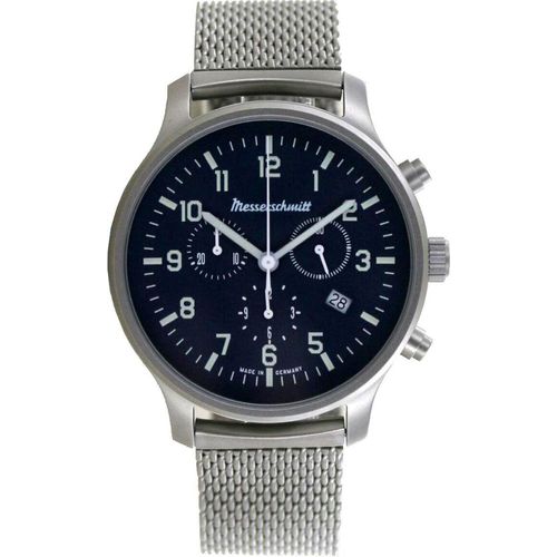 Aristo Herren Messerschmitt Uhr Chronograph ME-3H198M Edelstahl