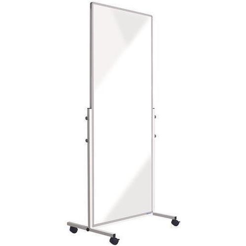 Mobile Raumteiler transparent Plexiglas, mit Füßen, Maße 106x190cm
