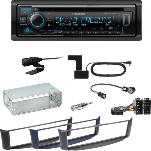Kenwood KDC-BT950DAB Bluetooth Digitalradio CD Einbauset Smart ForTwo 450