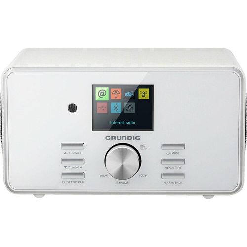 Grundig 2.0 Kompaktanlage Internet / DAB+ DTR 5000 X BT DAB+, Weiß