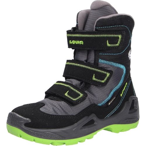 Lowa Schwarz Türkis Kinderstiefel Schwarz Türkis