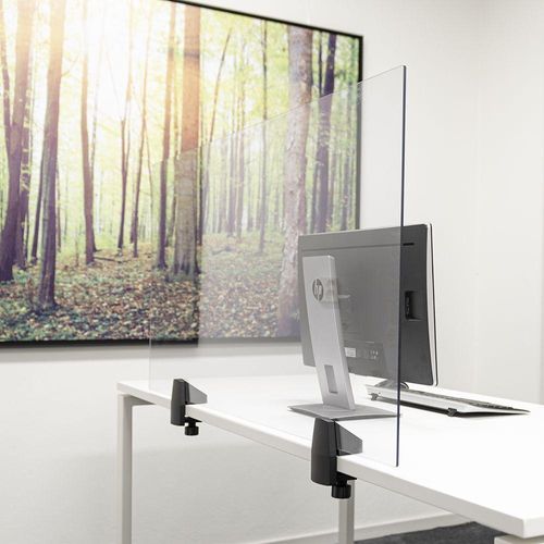 Trennscheiben Schreibtisch/Tisch , (Plexiglas), Größe 58x120cm