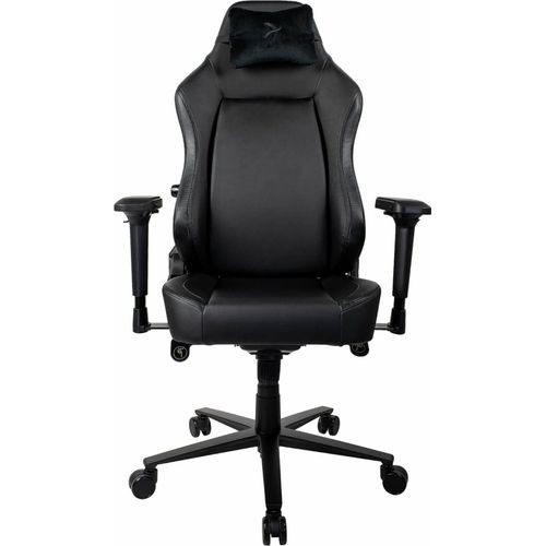 Arozzi PRIMO PolyurethanGaming-Stuhl, schwarz - Logo schwarz