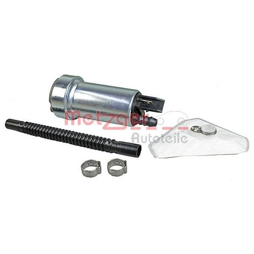 Kraftstoffpumpe ORIGINAL ERSATZTEIL von Metzger Ø 50 mm mit Anbaumaterial (2250370) Pumpe Kraftstoffförderanlage Benzinpumpe, Dieselpumpe