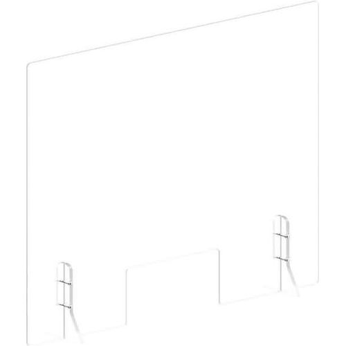 Hygienschutzscheibe mit Öffnung HxBxT 60x78x11,7cm transparent