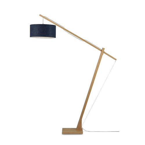 Stehlampe Montblanc Bambus 47x23 Blau