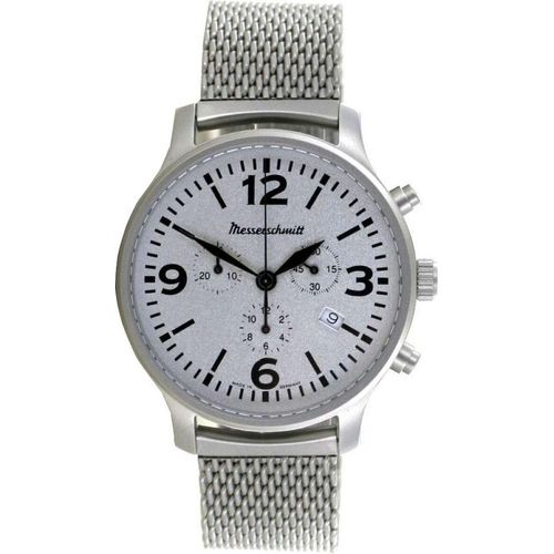 Aristo Herren Messerschmitt Uhr Flieger Chronograph ME-3H203M Edelstahl
