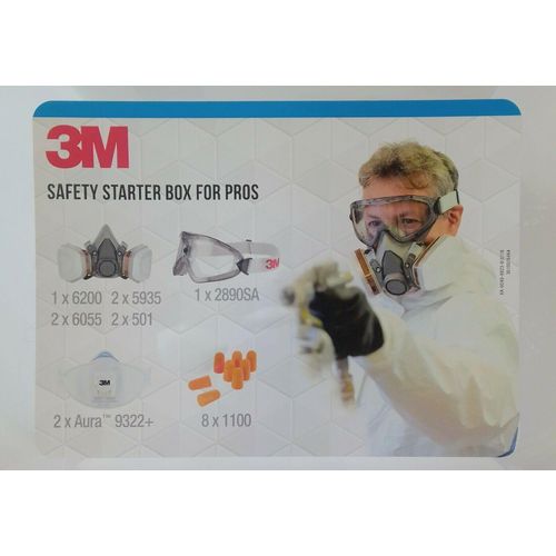 3M™ Arbeitsschutz-Starter-Box für Profis 1000MCWE, Atem-, Augen- und Gehörschutz, 1 Set/Packung | Packung (1 Stück)