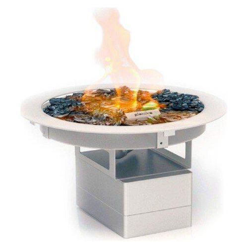 Planika Galio Fire Pit Insert Einbau Gaskamin mit Fernbedienung ohne Schutzglas ohne Wi-Fi