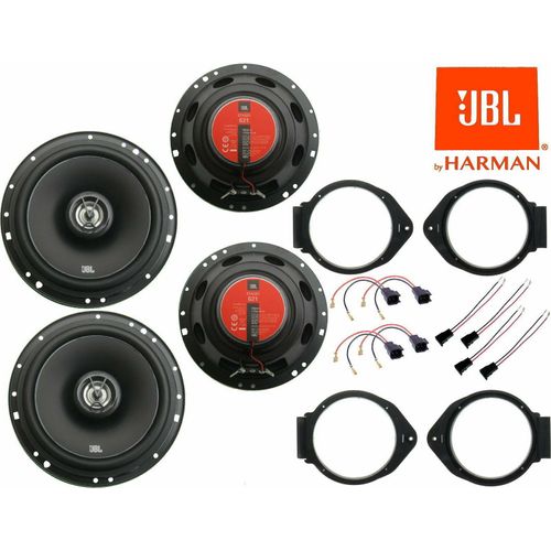 JBL 621 2 Wege Komplett Lautsprecher Einbau Set Tür vorn hinten passend für Opel Astra K ab 2015 350 Watt