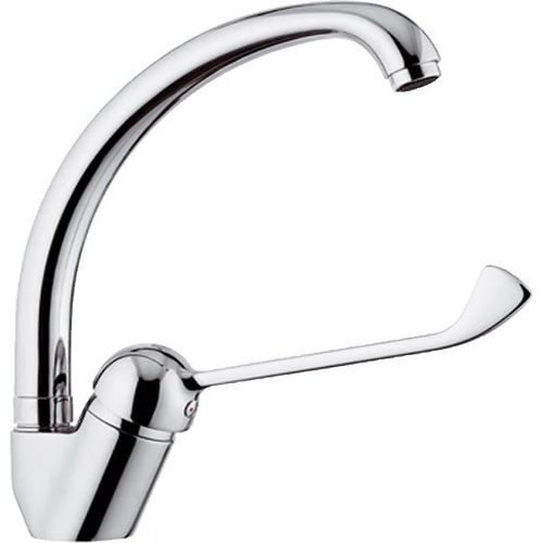 F-Typ Wasserhahn Waschtischmischer Verchromter Wasserhahn Extended Lever Disabled Mobility