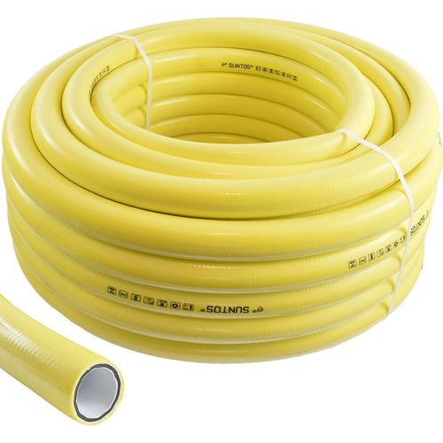SUNTOS Trikot-Wasserschlauch Gartenschlauch Druckschlauch 1 Zoll 50 Meter Ring