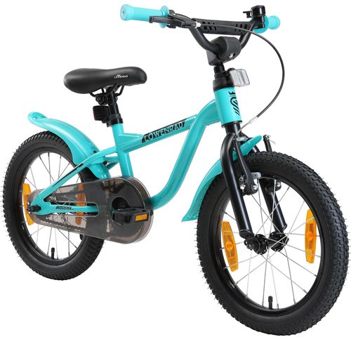 LÖWENRAD Kinder Fahrrad ab 4 Jahre | 16 Zoll Rad | Mint