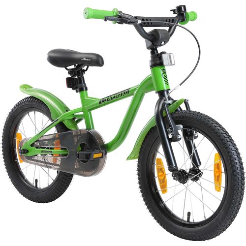LÖWENRAD Kinder Fahrrad ab 4 Jahre | 16 Zoll Rad | Grün