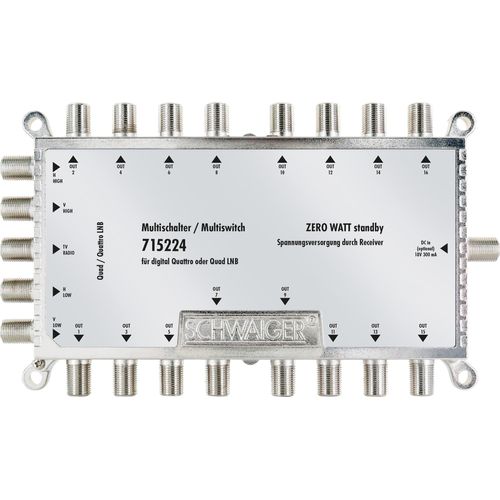 SAT Multischalter 5/16 mit Netzteil