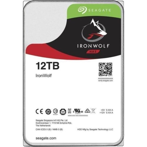 Seagate IronWolf ST12000VN0008 - Festplatte - 12 TB - intern - 3.5